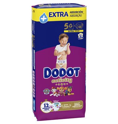 Pañal T-5 Dodot Activity Extra 48 Unidades