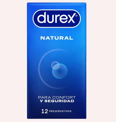 Preservativos natural xl DUREX, caja 12 uds 12 unidades
