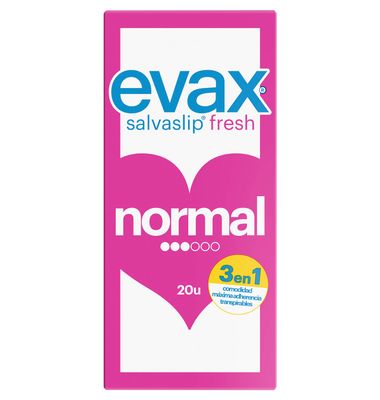 Salvaslip Evax Fresh Normal 20 Unidades