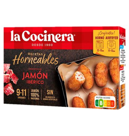 Croquetas la Cocinera Horneables Jamón 340 g
