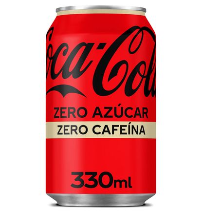 COCA-COLA ZERO ZERO SIN CAFEÍNA LATA 33 CL