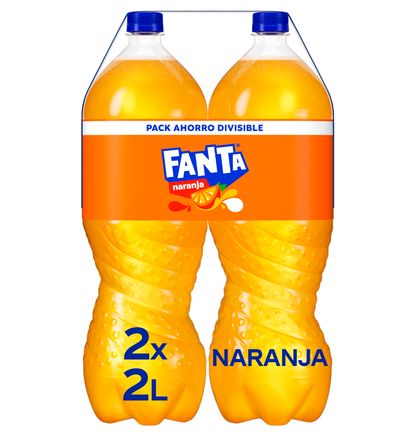 FANTA NARANJA 2 L PACK 2 UNIDADES