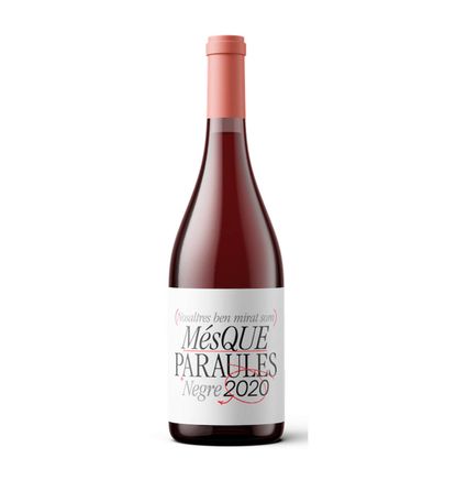VINO TINTO MÉS QUE PARAULES 75 CL - MES QUE PARAULES